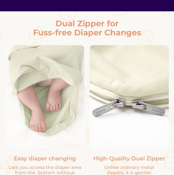 NWT 0-3 month Heat Flow Baby Swaddle sack - Picture 5 of 14